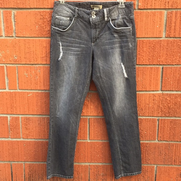 democracy distressed jeans